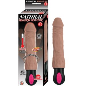 Natural Realskin Hot Cock #3 Chocolate