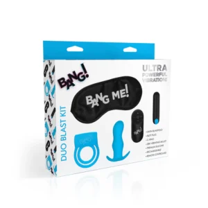 BG Duo Blast C-Ring, Butt Plug, Bullet & Blindfold Kit