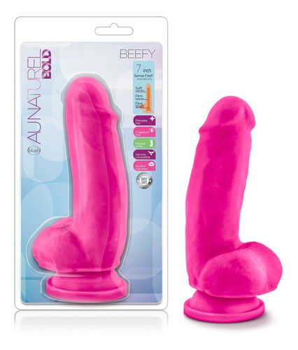 Bold - Beefy - 7 Inch Dildo - Rosa