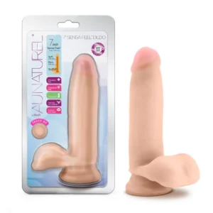 Au Naturel - 7" Sensa Feel Dildo - Beige