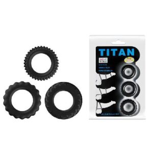 Kit Cockrings - Titan - 3 Piezas - Azul
